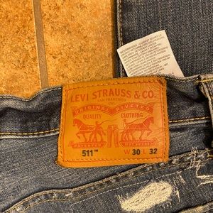 Levi's 511 "Patchwork" Jeans Sz 28x31